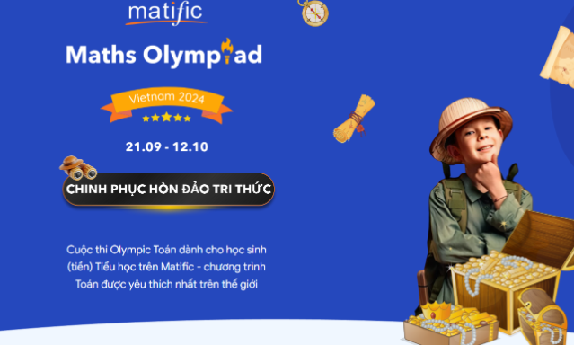 Matific Maths Olympiad Vietnam 2024: Mùa thứ 2 cuộc thi Toán hot nhất dịp chào năm học mới